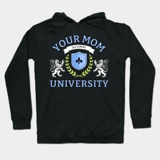 Vintage Your Mom University | Funny Gifts Hoodie